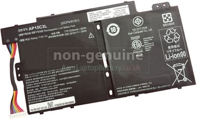 Battery for Acer AP15C3L(2ICP4/91/91)