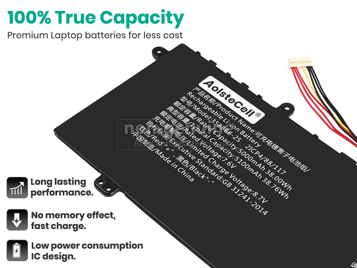 replacement Gateway 3588B6-2S battery