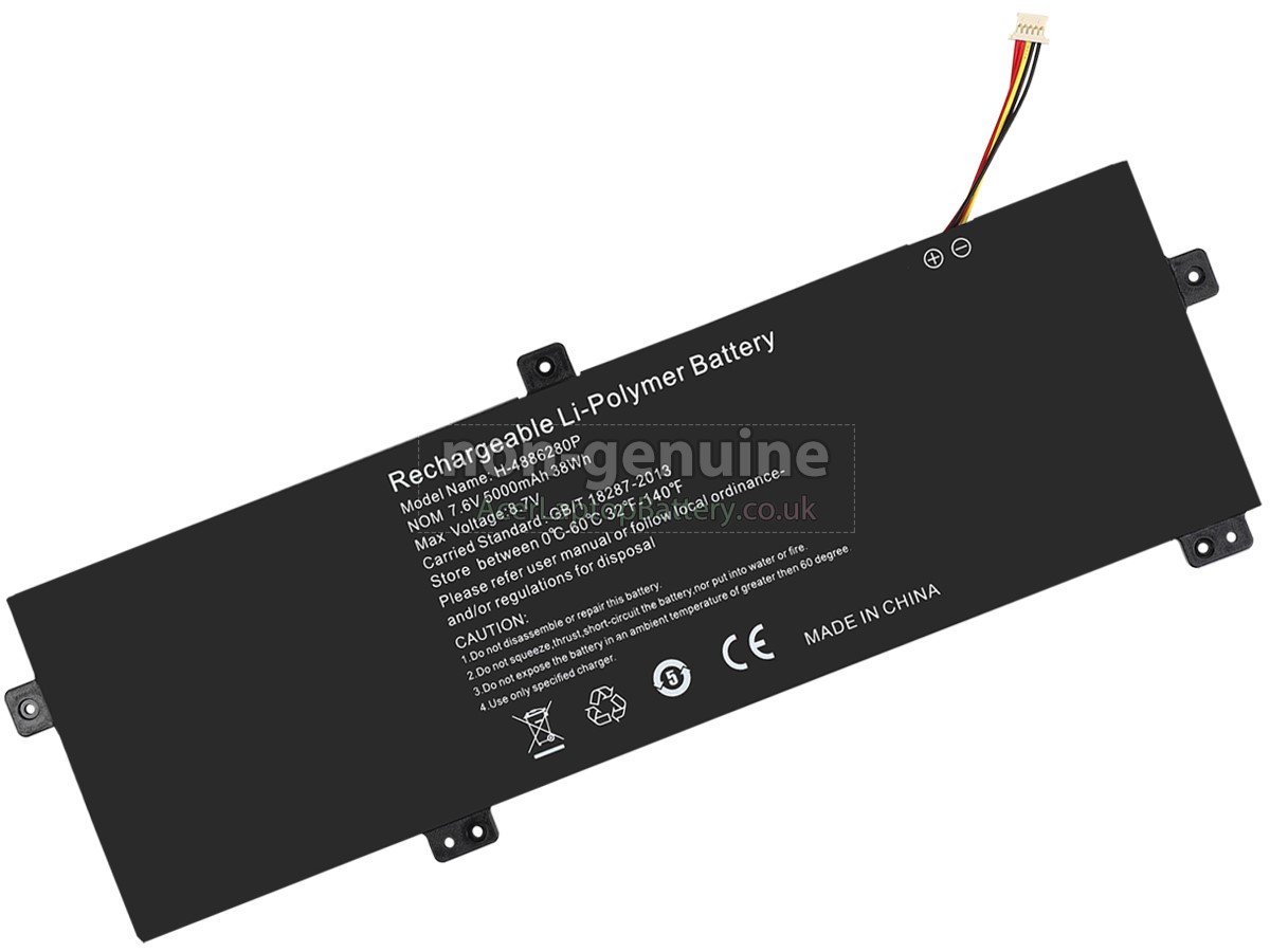 replacement Gateway H-4886280P battery