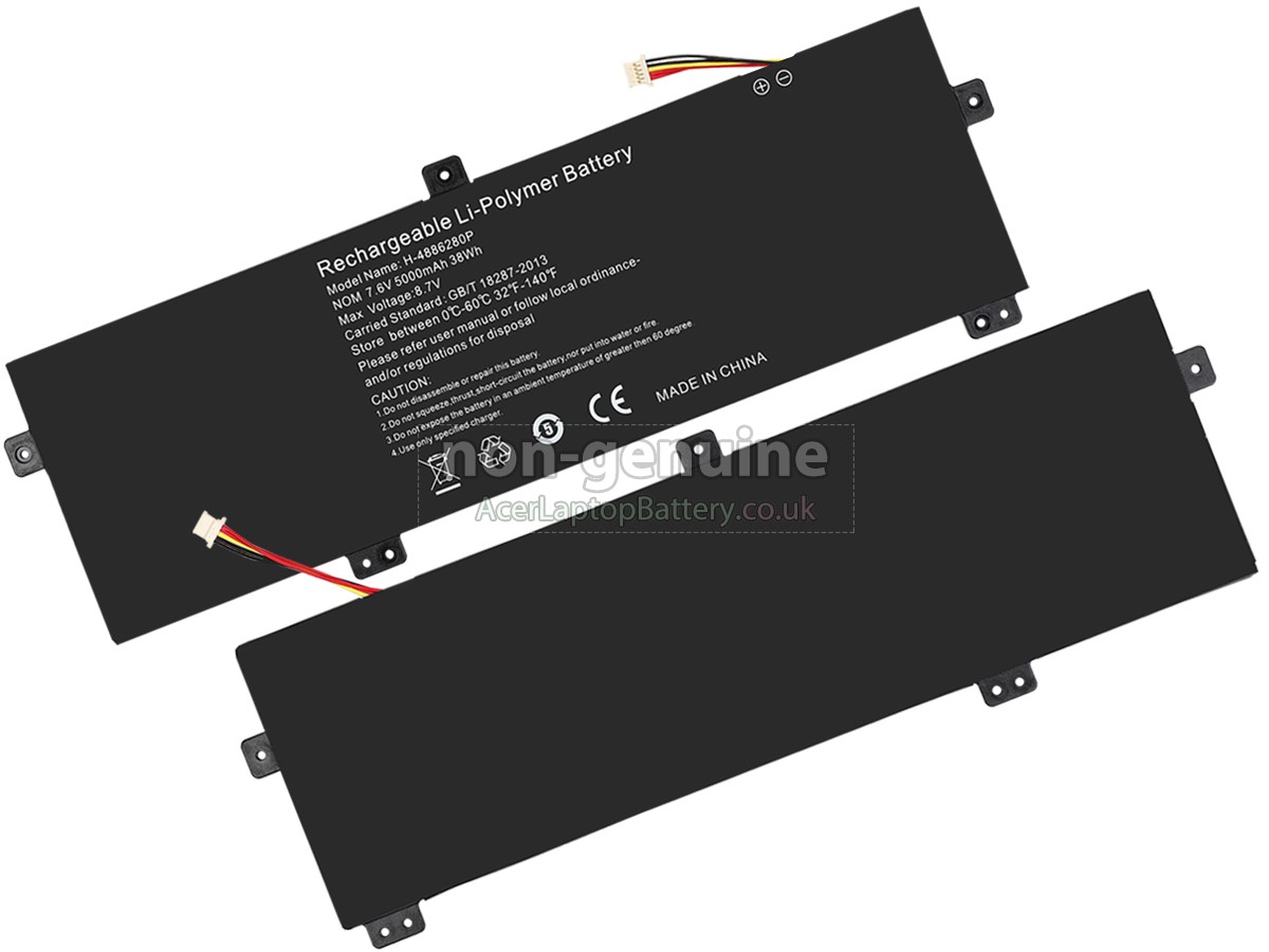 replacement Gateway H-4886280P battery
