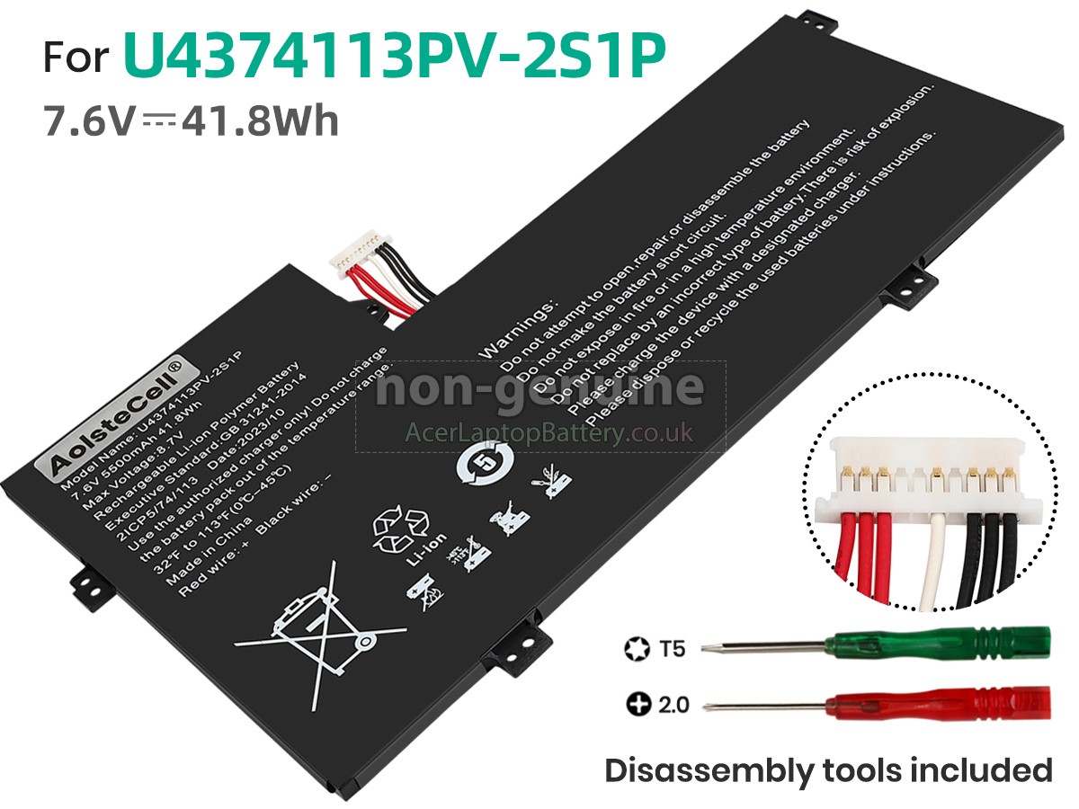 replacement Gateway 45121212 battery