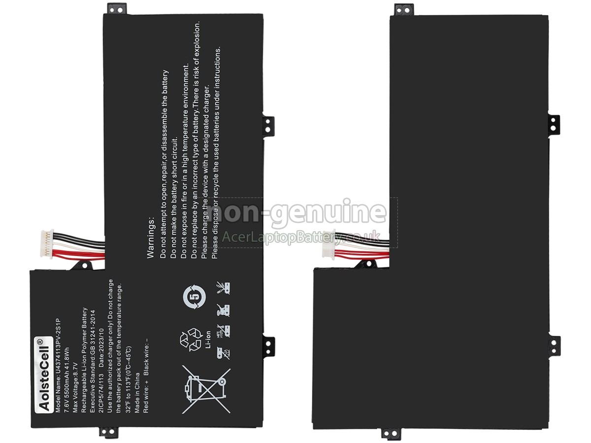 replacement Gateway 45121212 battery
