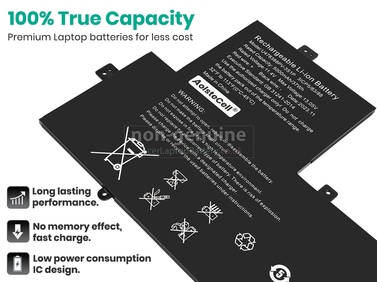 replacement Gateway GWTN156-12BL battery