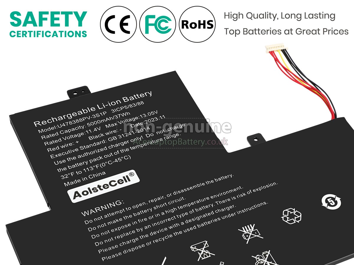 replacement Gateway GWTN156-12BL battery