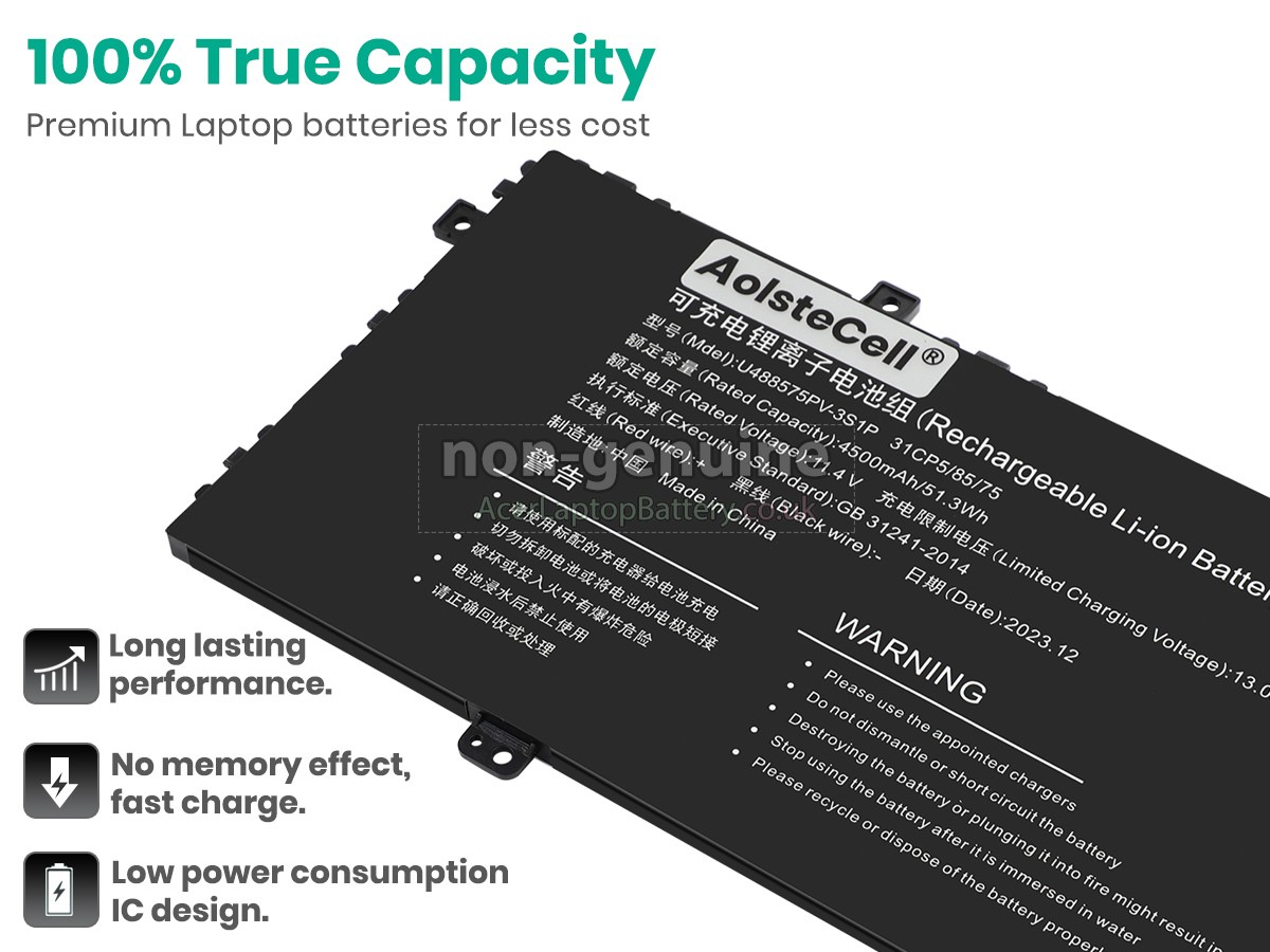 replacement Gateway GWTC51427-BK battery